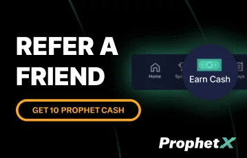 ProphetX referral program interface