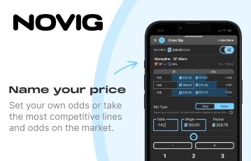 Novig competitive odds display